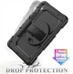 Чехол Carbon Armor Cover Tablet на Samsung Galaxy Tab S9 FE (10.9") / защитный чехол для планшета с ремешком в комплекте / (черный) - изображение 4