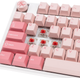 Klawiatura przewodowa Ducky One 3 TKL Cherry MX Red USB White-Pink (100043075) - obraz 4