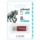 Флеш-накопичувач Wibrand USB 2.0 Cougar 8Gb Red (WI2.0/CU8P1R) - изображение 2