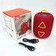 Портативна колонка TG 655 red 5W з RGB - зображення 10