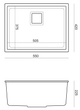 Кухонна мийка Quadron David 50 HQD5542U8-C1 - зображення 3