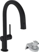 Змішувач-кран кухонний з під'єднанням до фільтра HANSGROHE Aqittura 76803670 з висувним виливом - зображення 1