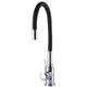 Смеситель для кухни DOMINO ELLIPSE DCC-203L-BLACK гофровил Черный, на Гайке - изображение 4