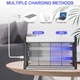 Пастка для комах з UV підсвічуванням Mosquito trap WD-243 2200V (39,5cm) Black / White - изображение 5