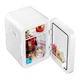 Портативный холодильник К10 с зеркалом и подсветкой (100-240v) White - изображение 3