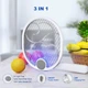 Пастка для комах з UV підсвічуванням WD-956 Rechargeable 1200 mAh White - изображение 5