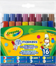 Набір маркерів Crayola Pipsqueaks Wacky Tips Washable 16 шт (71662087098) - зображення 1