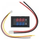Вольтметр Амперметр цифровий DC 0 100Vх10А 0,28 Red Blue - зображення 2