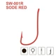 Крючки MiniMax Sode SW-001 # 14Red 10шт. ring - изображение 1