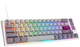 Klawiatura przewodowa Ducky One 3 SF Cherry MX Ergo Clear Mist Grey (100352894) - obraz 2