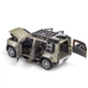 Машина Land Rover Defender Автосвіт масштаб 1:24 инерционная открываются двери капот багажник 21 см AP-2018-GR - изображение 2