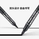 Набор маркеров Guangbo Large Double-Ended Permanent Markers 10pcs set Black - изображение 5