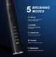 Звукова електрична зубна щітка Seago Sonic Electric Toothbrush SG575 (White) електрощітка зубна - зображення 2