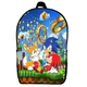 Рюкзак Сонік (School Gear bag Sonic 09) чорний, 39 х 27 х 14 см - зображення 1
