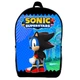 Рюкзак Соник детский (Gear bag Sonic mini 01) черный, 29 х 21 х 9 см - изображение 1