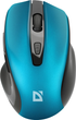 Mysz Defender Prime MB-053 Wireless Turquoise (4745090821826) - obraz 2