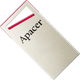 Флеш пам'ять USB Apacer AH112 64GB USB 2.0 Silver-Red (AP64GAH112R-1) - зображення 1