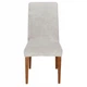Гнучкий універсальний, велюровий чохол Springos на стілець, білий (HA5241) - изображение 5