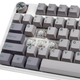 Klawiatura przewodowa Ducky One 3 TKL MX Ergo-Clear USB Mist Grey (100352892) - obraz 5