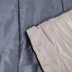 Спальный мешок с капюшоном (190+30)*75 см серый (LU009) - изображение 3