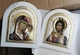 Иконы с напылением серебром для дома Спаситель и Богородица 22х27см (арочные) - изображение 1