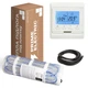 Комплект теплого пола Prime Electric PM-175 12 м² - 2100Вт нагревательный мат с программируемым терморегулятором белым с двумя датчиками - изображение 1