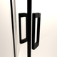 Душові двері RADAWAY Premium Pro Black DWJ 160 см скло прозоре 1014160-54-01R - зображення 5