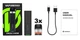 Многоразовая электронная сигарета POD система Vaporesso XROS 3 Mini Kit Dark Black + 2 дополнительных картриджа - изображение 3