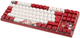 Klawiatura przewodowa Varmilo VEA88 Koi TKL Cherry MX Silent Red USB Red/White (100273749) - obraz 2