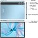 Планшет 10.1" ZIOVO Z118 8+6/128Gb 8 ядер Android 13 8000 mAh Голубой - изображение 6