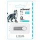 Flash Wibrand USB 2.0 Irbis 8Gb Silver (WI2.0/IR8U3S) - изображение 2