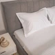 Комплект постельного белья Tiare Полуторный 143 x 210 см White Сатин Stripe (White_Stripe_pl) - изображение 5