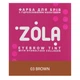 Краска для бровей с коллагеном Zola Brown №03 коричневая и окислитель 3% Oxidant в саше, 5 мл - изображение 2