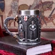 Кружка барон лицар, Хрестоносець в обладунках, Чорний воїн лицар, чашка обладунки 500 мл - зображення 1