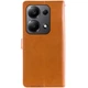 Кожаный чехол-книжка GETMAN Gallant (PU) для Xiaomi Redmi Note 13 Pro 4G / Poco M6 Pro 4G Коричневый - изображение 1