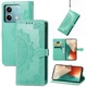 Кожаный чехол-книжка Art Case с визитницей для Xiaomi Redmi Note 13 4G Бирюзовый Без бренда - изображение 6