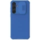 Карбоновая накладка Nillkin CamShield Pro для Samsung Galaxy A55 Blue - изображение 1