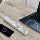 Сетевой удлинитель VIDEX ONCORD с/з 6 розеток с кнопкой 3м(3x1.5мм) белый - изображение 6