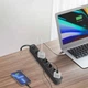 Сетевой удлинитель VIDEX ONCORD с/з 6 розеток с кнопкой 3м(3x1.5мм) черный - изображение 8