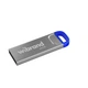 Флеш память флешка Wibrand Falcon 64Gb USB 2.0 Silver-Blue (WI2.0/FA64U7U) - изображение 1
