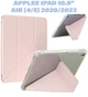 Чехол для планшета BeCover Ultra Slim Origami Transparent с креплением Apple Pencil для Apple iPad Air (4/5) 2020/2022 10.9" Pink (BC_711104) - изображение 2