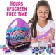 Набор для создания слаймов Girl Zone Galaxy Большое Яйцо Сюрприз Клей, Декор, Красители (00782) - изображение 3