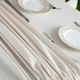 Скатертина ТЕП. Aquastop водовідштовхувальна Milky White-150х150 - зображення 5