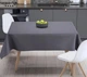 Скатерть ТЕП. Aquastop водоотталкивающая Dark Grey-120x150 - изображение 1