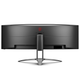 Монитор 49" AOC AG493UCX2, VA, 5120x1440, 165Гц, изгн., HDMIx3, DP, USB-C, USB-hub, HAS, цв, черный - изображение 4