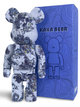 Статуэтка Bearbrick x Jackson Pollock Studio x Splash 400% 28 см Medicom Toy Буйство красок - изображение 1
