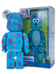 Статуетка Bearbrick x Disney Pixar x Monsters Sulley 400% 28 см Medicom Toy Карпорація монстрів - зображення 2
