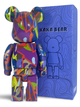 Статуэтка Bearbrick x KAWS x Tension 400% 28 см Medicom Toy Краски сияния - изображение 2