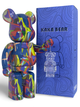 Статуэтка Bearbrick x KAWS x Tension 400% 28 см Medicom Toy Краски сияния - изображение 5