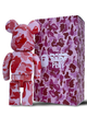 Статуетка Bearbrick x Bape x ABC Camo Pink 400% 28 см Medicom Toy Камуфляжний - зображення 2